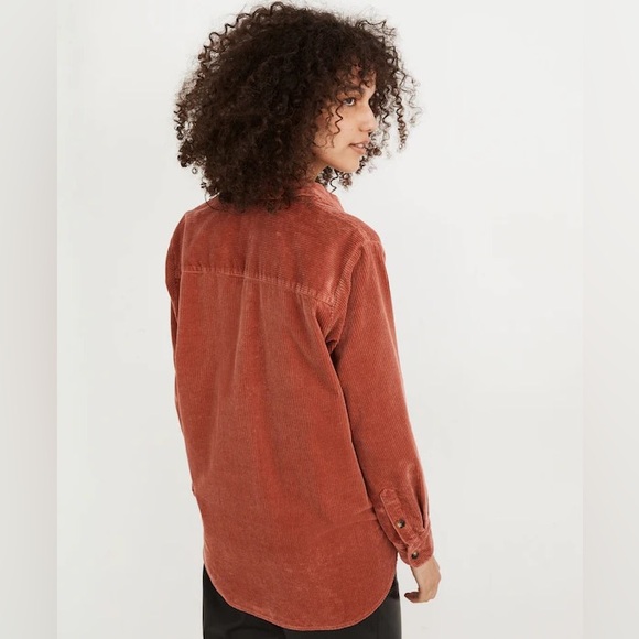 ✨ Madewell Corduroy Button-Down Shirt Jacket (Do Well Collection) – Size Small - Picture 3 of 12